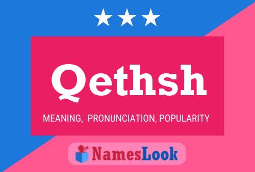 Qethsh Name Poster