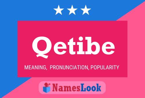 Qetibe Name Poster