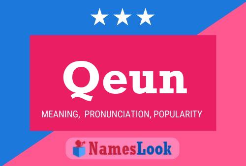 Qeun Name Poster