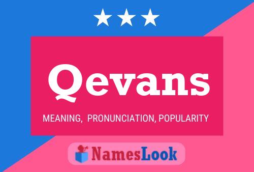 Qevans Name Poster