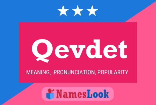 Qevdet Name Poster