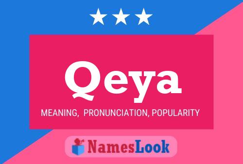 Qeya Name Poster