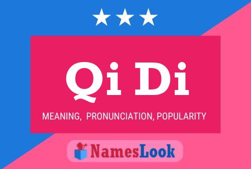 Qi Di Name Poster