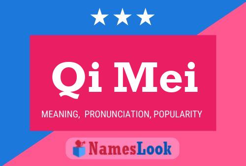 Qi Mei Name Poster