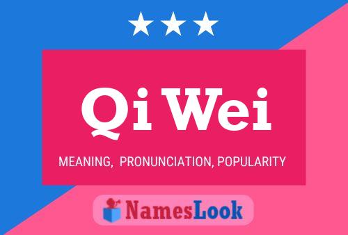 Qi Wei Name Poster