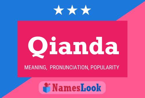 Qianda Name Poster