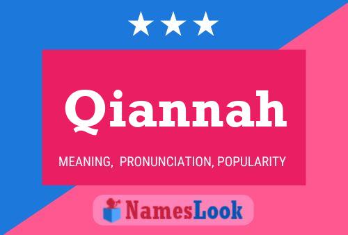 Qiannah Name Poster