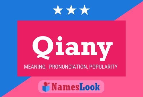 Qiany Name Poster