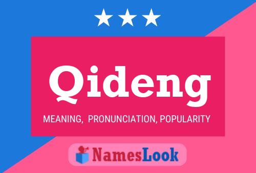 Qideng Name Poster