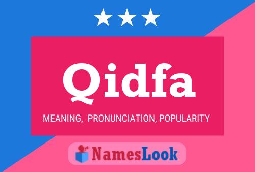 Qidfa Name Poster