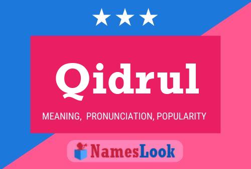 Qidrul Name Poster