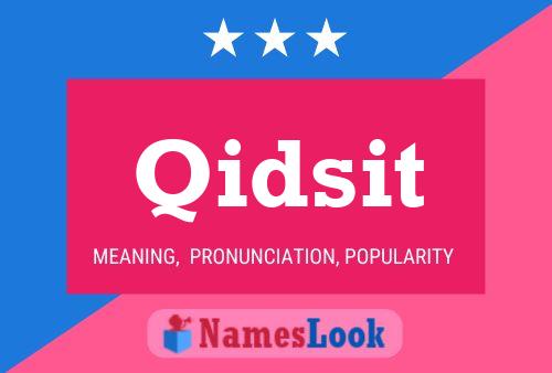 Qidsit Name Poster