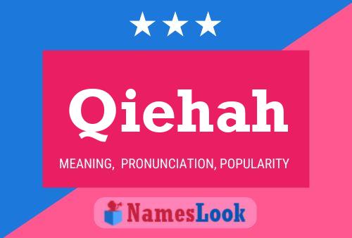 Qiehah Name Poster