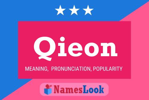 Qieon Name Poster