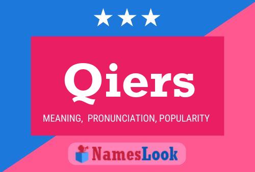 Qiers Name Poster