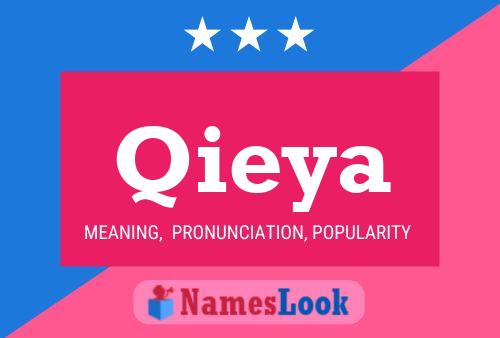 Qieya Name Poster