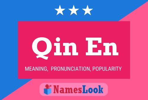 Qin En Name Poster