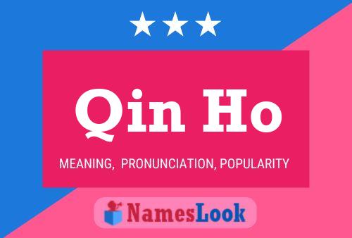 Qin Ho Name Poster