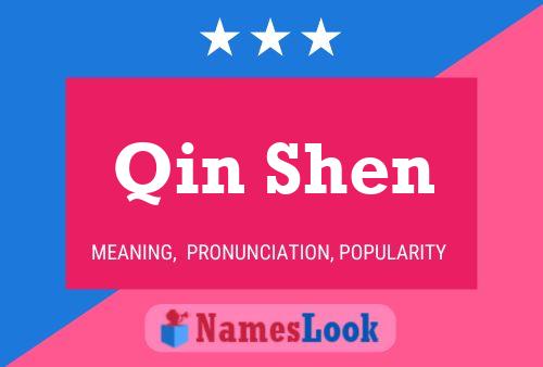 Qin Shen Name Poster