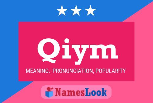 Qiym Name Poster