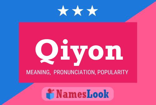 Qiyon Name Poster