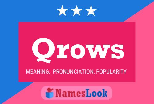 Qrows Name Poster