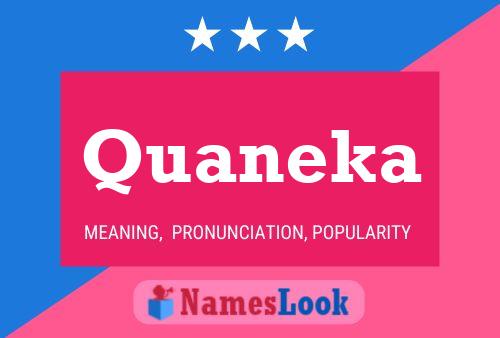 Quaneka Name Poster