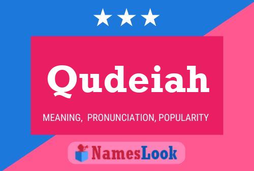 Qudeiah Name Poster