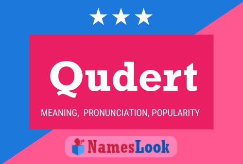 Qudert Name Poster