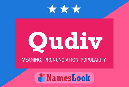 Qudiv Name Poster