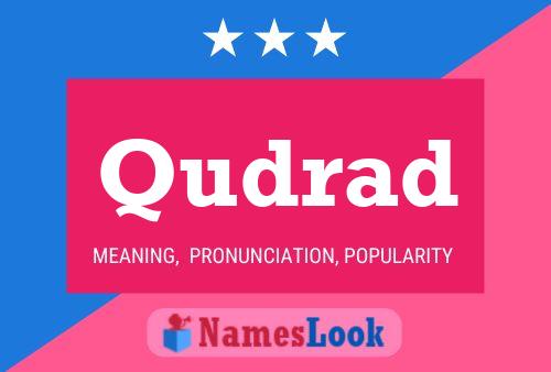 Qudrad Name Poster