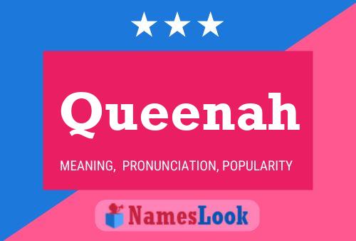 Queenah Name Poster