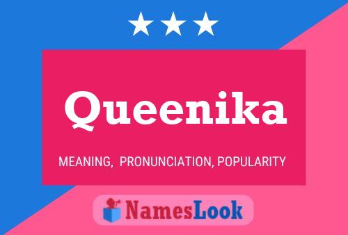 Queenika Name Poster