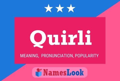 Quirli Name Poster