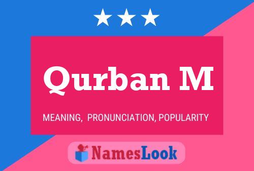 Qurban M Name Poster