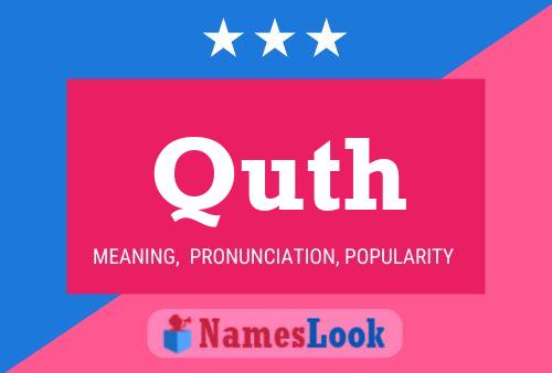 Quth Name Poster