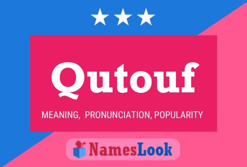 Qutouf Name Poster