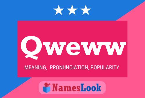 Qweww Name Poster