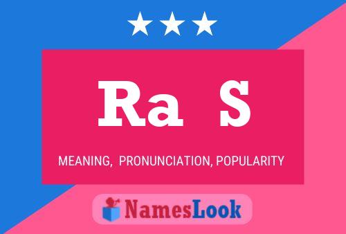 Ra  S Name Poster