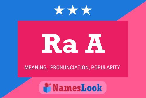 Ra A Name Poster