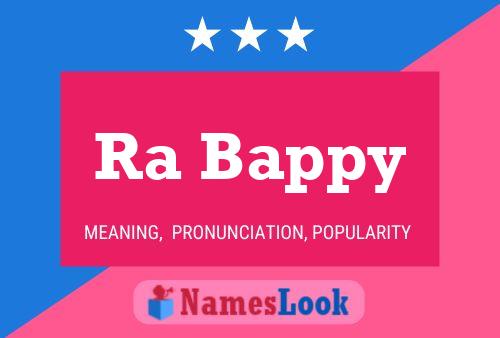 Ra Bappy Name Poster