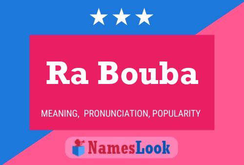 Ra Bouba Name Poster