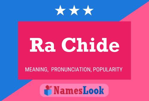 Ra Chide Name Poster