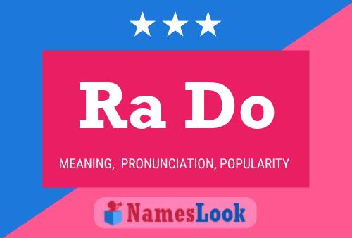 Ra Do Name Poster