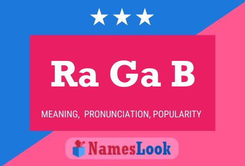 Ra Ga B Name Poster