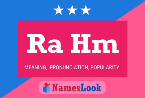 Ra Hm Name Poster