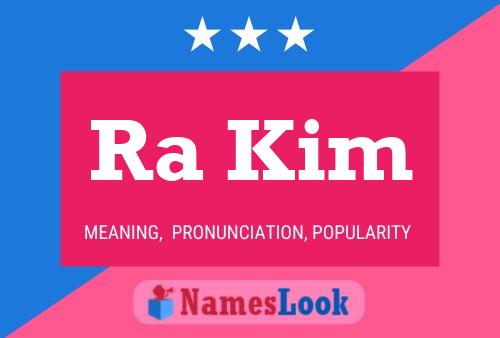 Ra Kim Name Poster