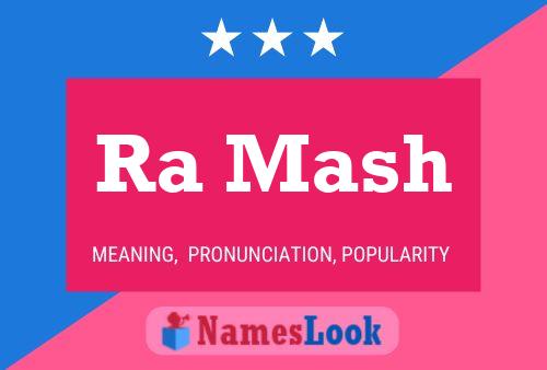 Ra Mash Name Poster