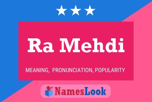 Ra Mehdi Name Poster