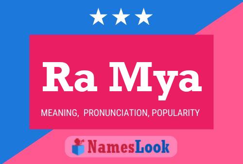 Ra Mya Name Poster